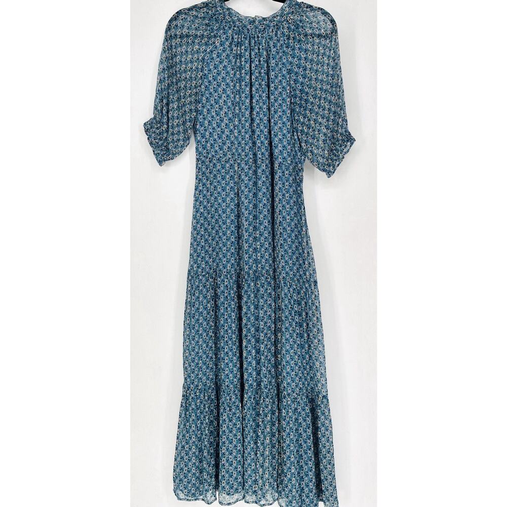 Boden Maxi Dress Women 4R
Floral Cottagecore Peasant Prairie Tiered Long Sleeve - Picture 3 of 12